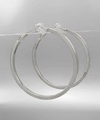 Flat Hoop Earrings