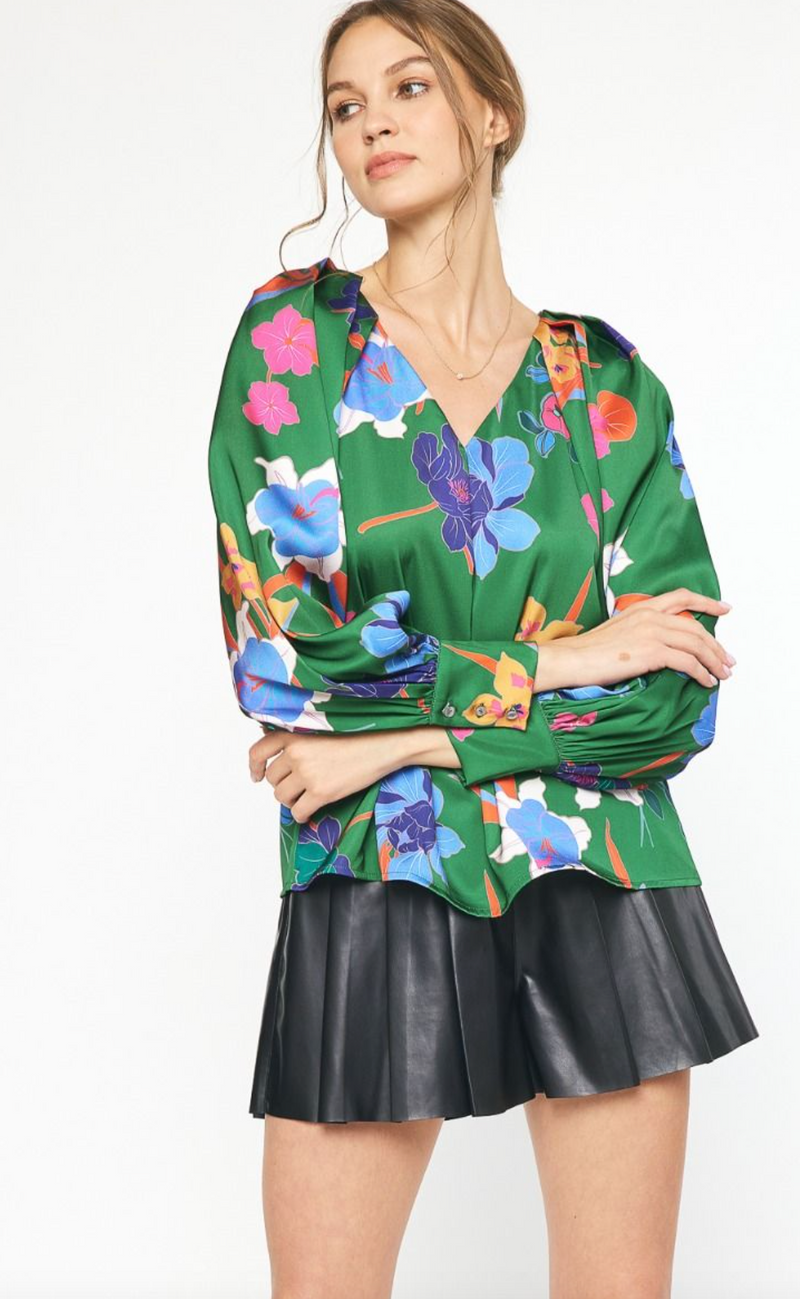 Floral Explosion Blouse