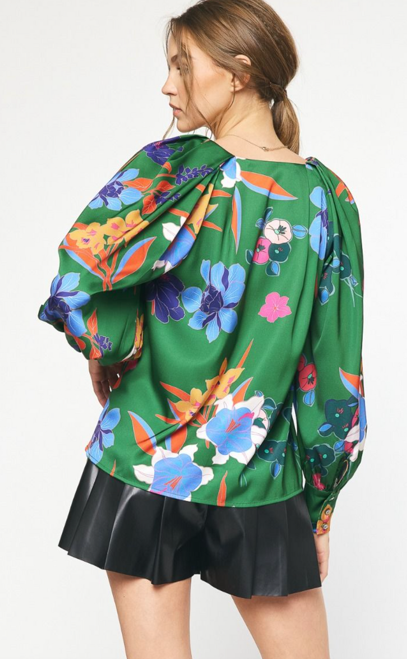 Floral Explosion Blouse