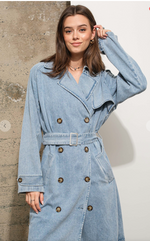 Denim Trench Coat