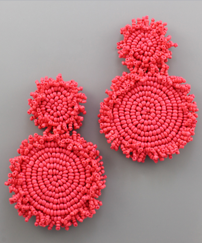 Beaded Drop Earrings