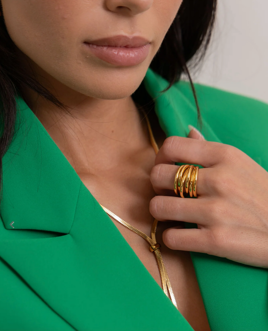 Lennon Layered Gold Ring