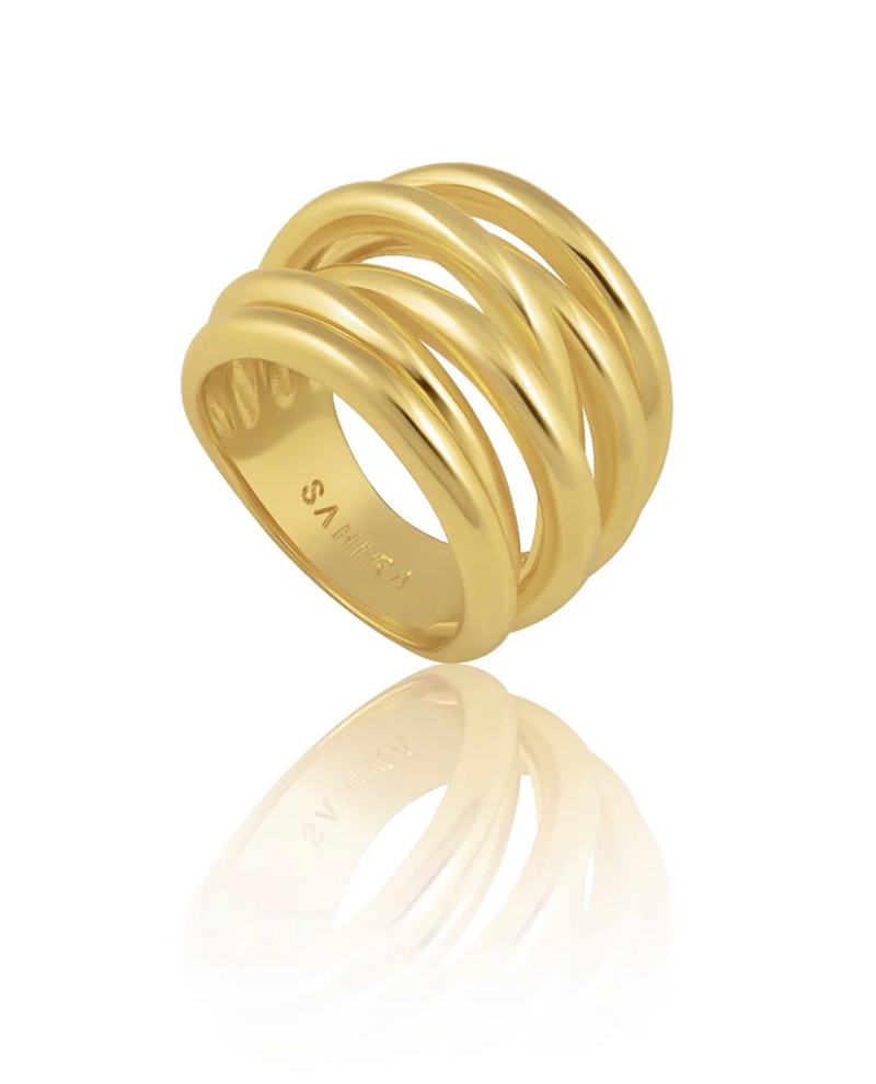 Lennon Layered Gold Ring