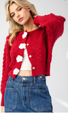 Petals of Passion Sweater Cardigan