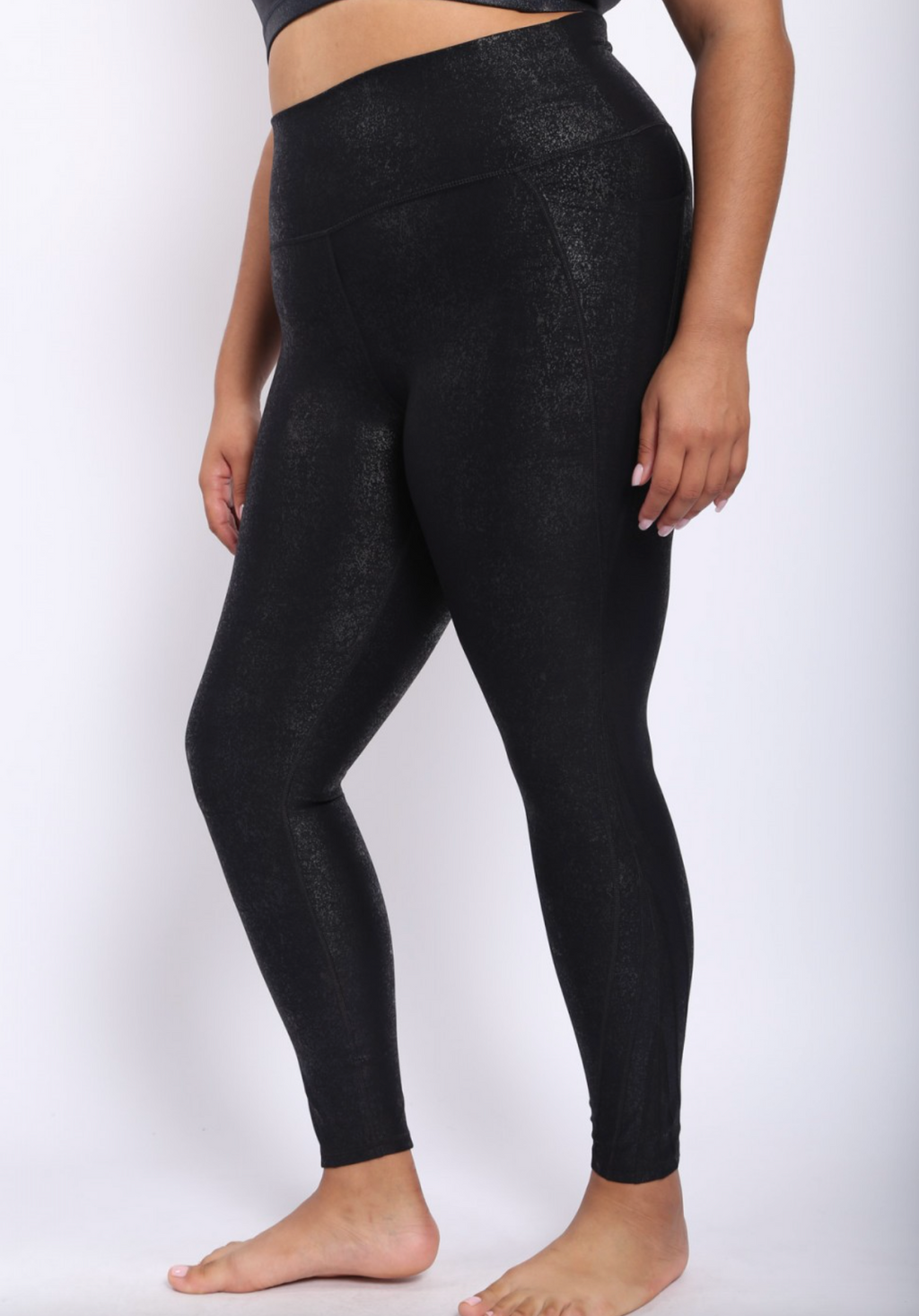Black Foil Leggings - Plus Size – Filthy Gorgeous on Main
